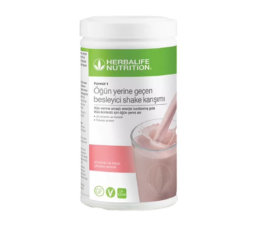 Formül 1 Öğün Yerine Geçen Besleyici Shake Karışımı - Ahududu & Beyaz Çikolata