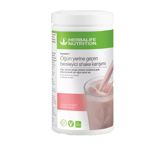 Formül 1 Öğün Yerine Geçen Besleyici Shake Karışımı - Ahududu & Beyaz Çikolata